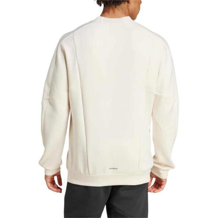 Adidas AEROREADY FW24 TRAINING CREW SWEATSHIRT logo — фото 3