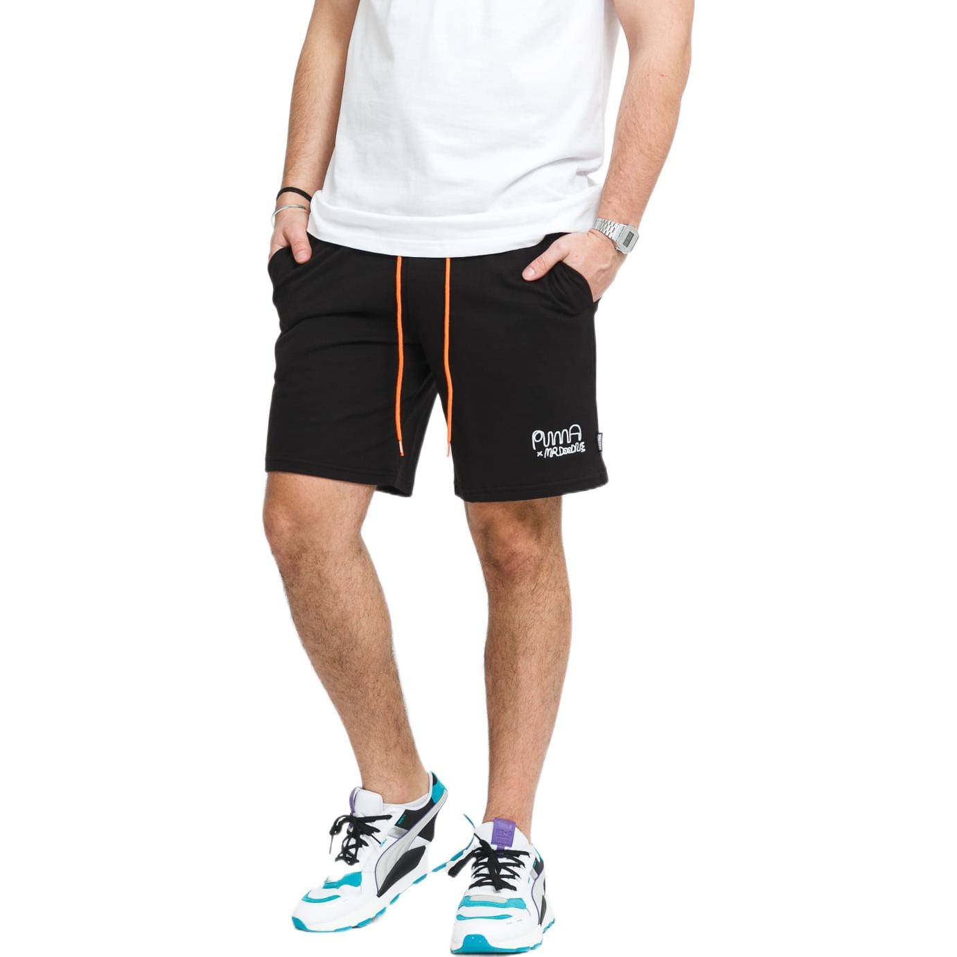 Puma x MR DOODLE Shorts Black — фото 3