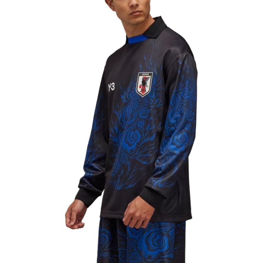 Y-3 x JFA SS24 Long Sleeve Tee Blue — фото 5