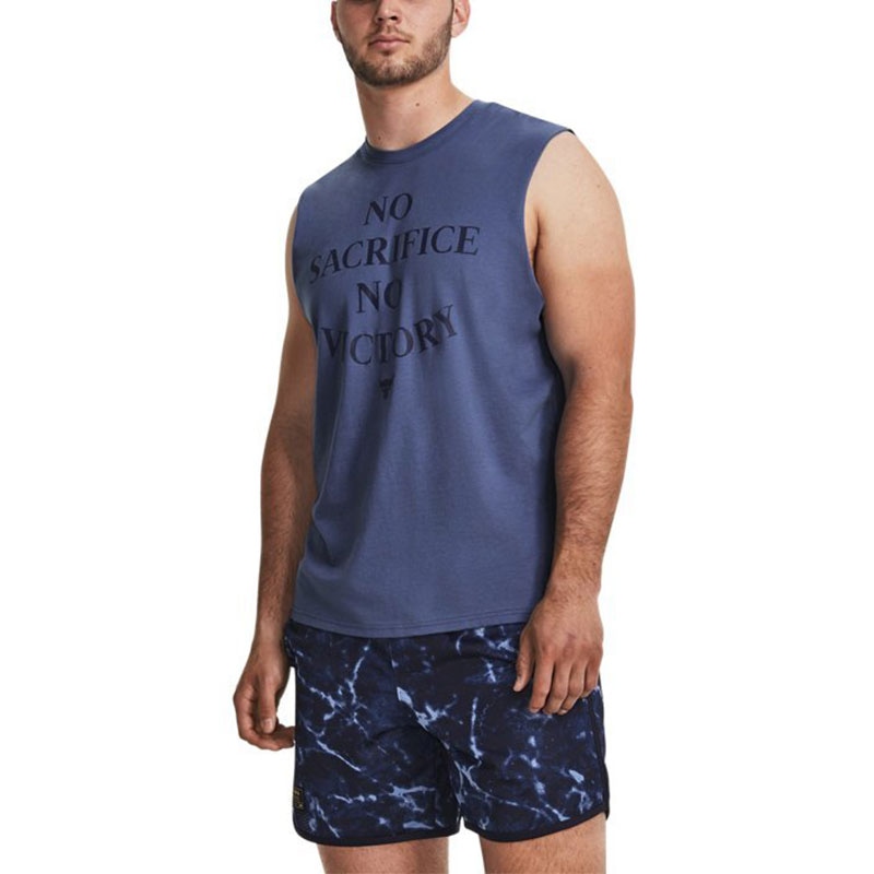 Under Armour Johnson Series Training Tank Blue — фото 3