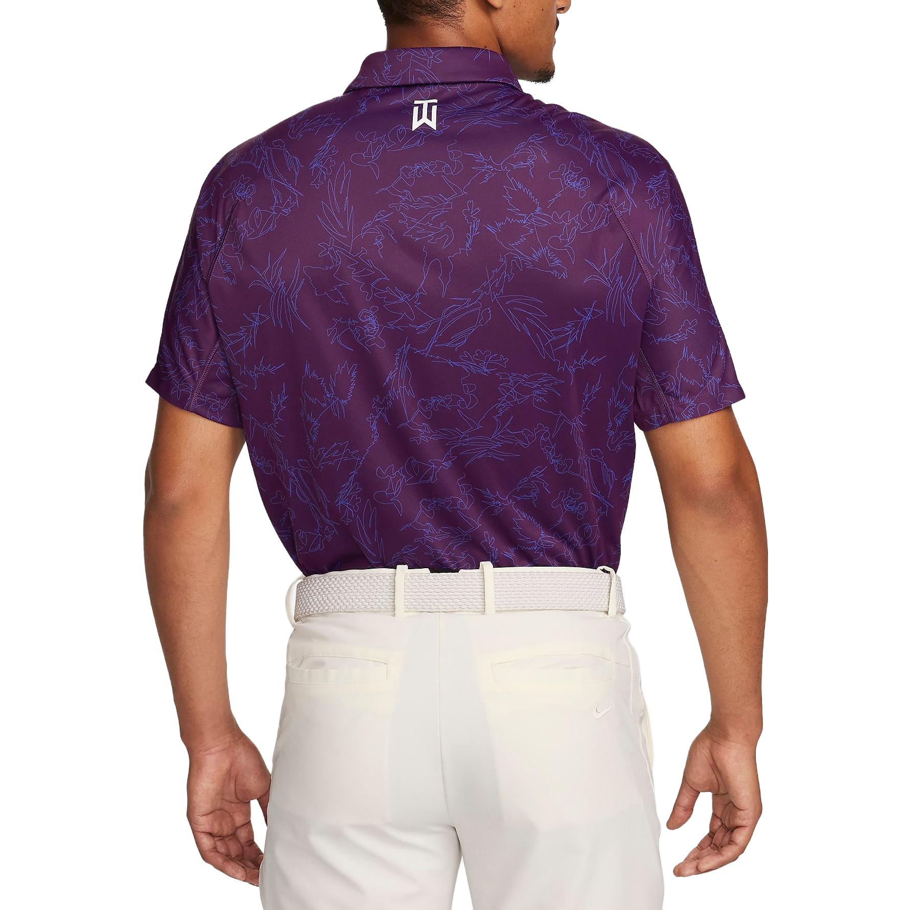 Nike Tiger Woods Polo Purple — фото 4