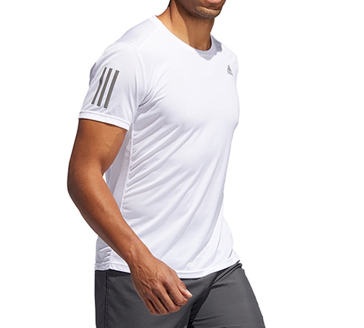Adidas Own The Run Tee White — фото 4