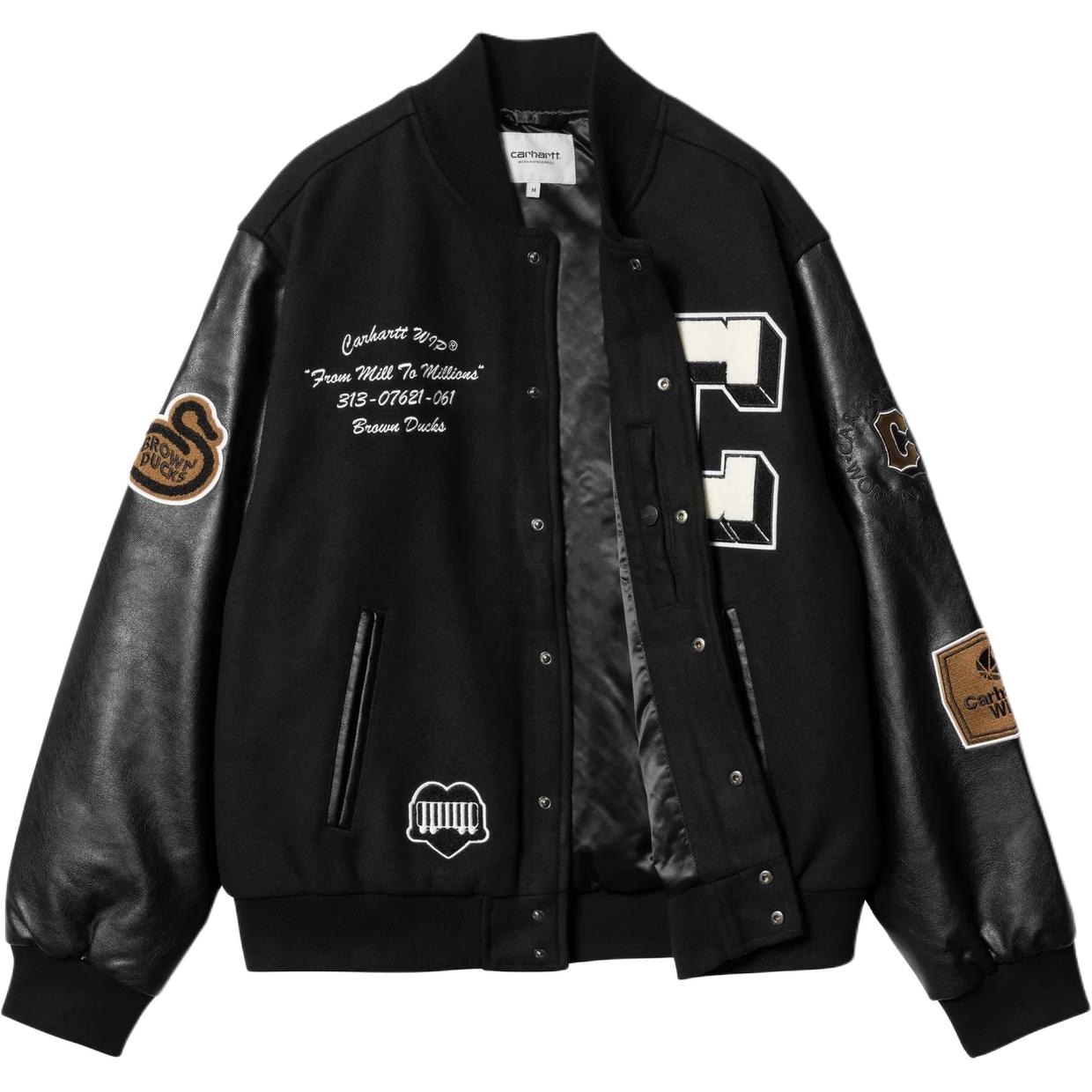 Carhartt WIP Button Patch Ribbed Jacket Black — фото 2