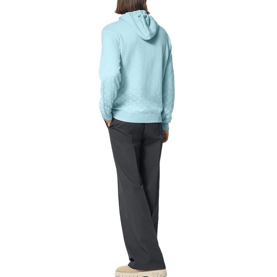 Louis Vuitton FW23 Gradient Hoodie Blue — фото 2