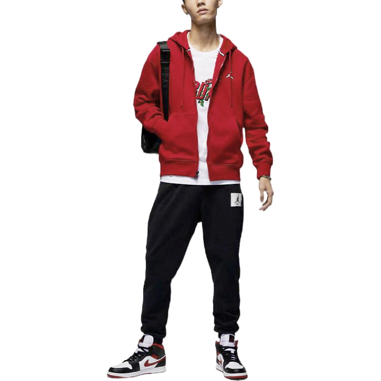 Jordan Logo Hoodie Red — фото 4