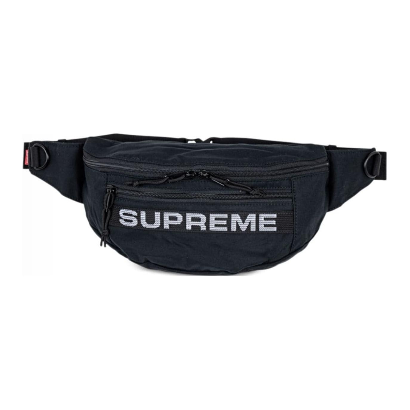 Supreme Nylon Crossbody Bag Black — фото 1