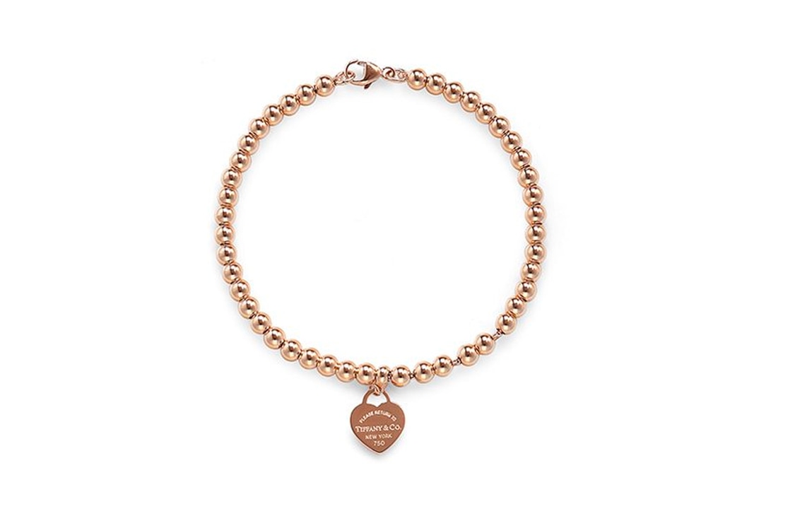 TIFFANY & CO./蒂芙尼 Tiffany & Co. Return to Tiffany Heart Tag Bracelet Rose Gold