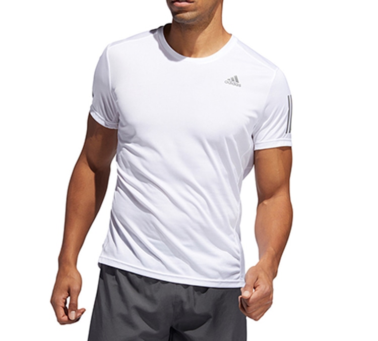 Adidas Own The Run Tee White — фото 2