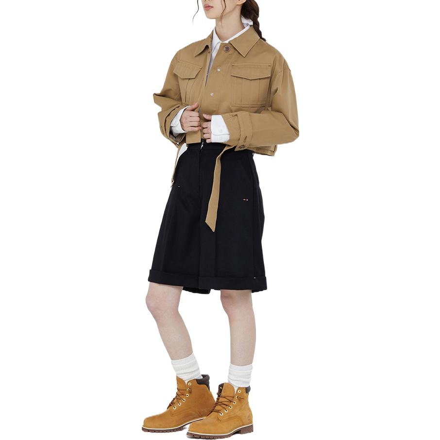 RMTCRW ROMANTIC CROWN Куртка (Арт. GABERDINE TRENCH CROP JACKET) — фото 3