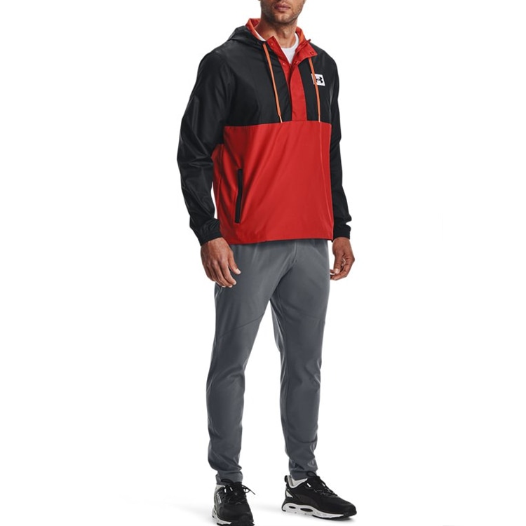 Under Armour Woven Alma Mater Hoodie Red — фото 3