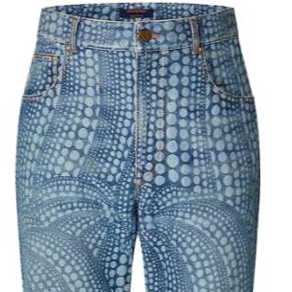 Louis Vuitton x Yayoi Kusama Denim Jeans — фото 5