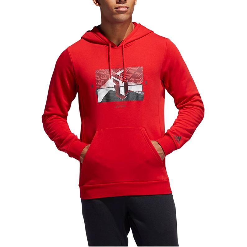 Adidas neo Hoodie Red — фото 4