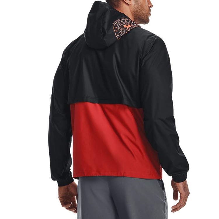 Under Armour Woven Alma Mater Hoodie Red — фото 4