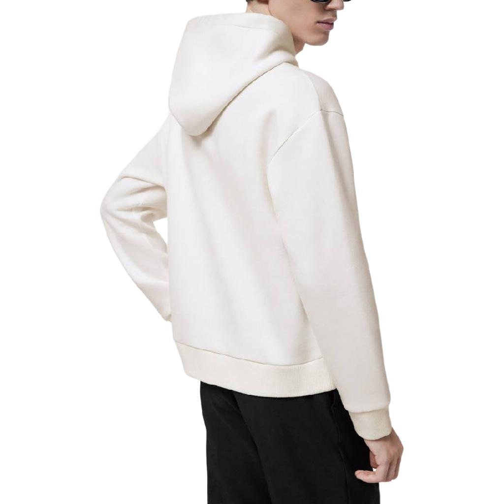 Louis Vuitton SS24 Logo Embroidered Hoodie White — фото 4