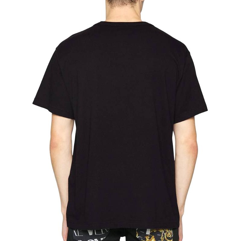 Versace Jeans Couture Logo Print T-Shirt Black — фото 8
