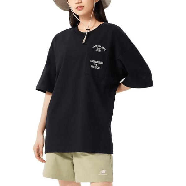 New Balance Letter Print T-Shirt Black — фото 2
