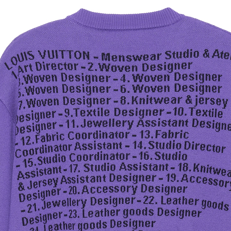Louis Vuitton FW22 Cartoon Logo Sweater — фото 2