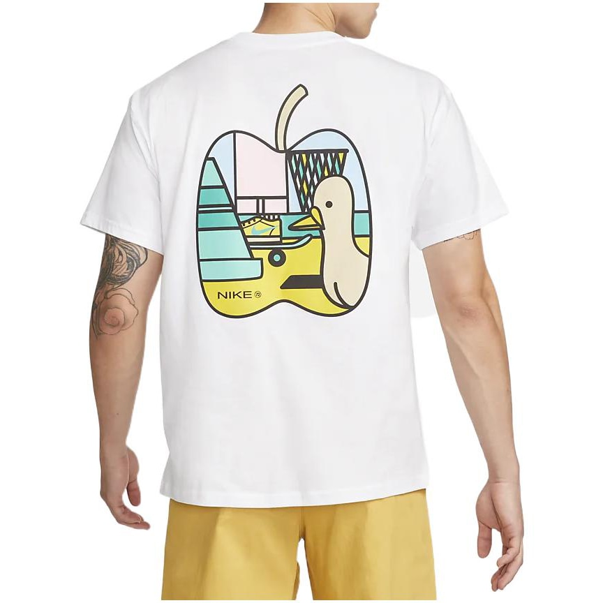 Nike SB Retro Cartoon Print T-Shirt White — фото 4