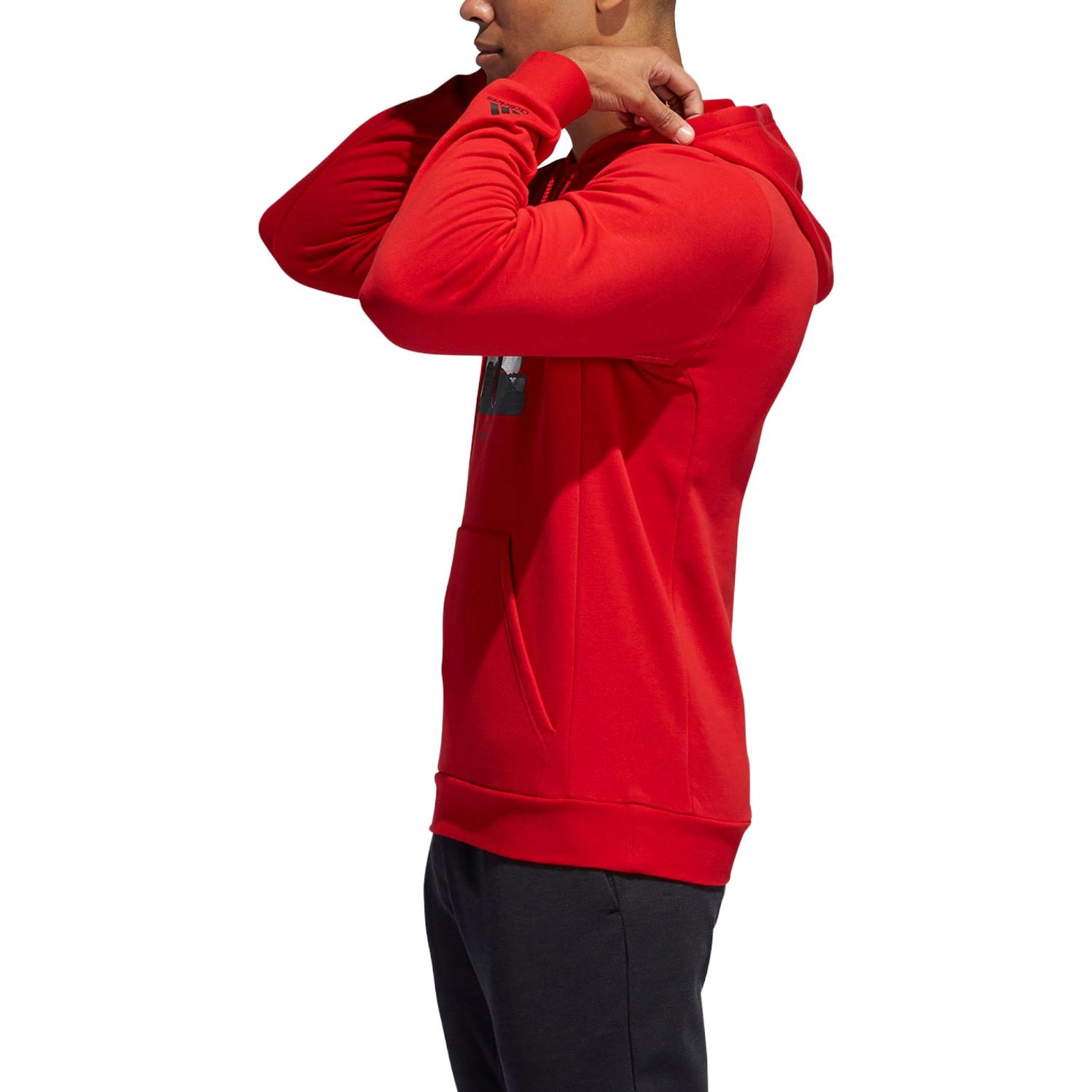 Adidas neo Hoodie Red — фото 3