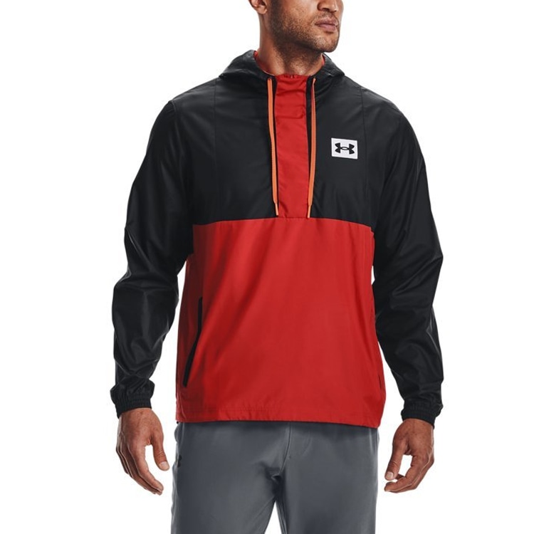 Under Armour Woven Alma Mater Hoodie Red — фото 2