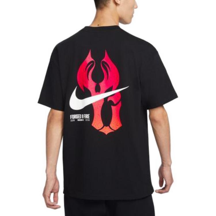 Nike x Yi Jianlian Basketball T-Shirt Black — фото 3