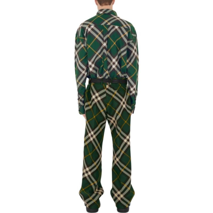 Burberry Check Long Sleeve Shirt — фото 5
