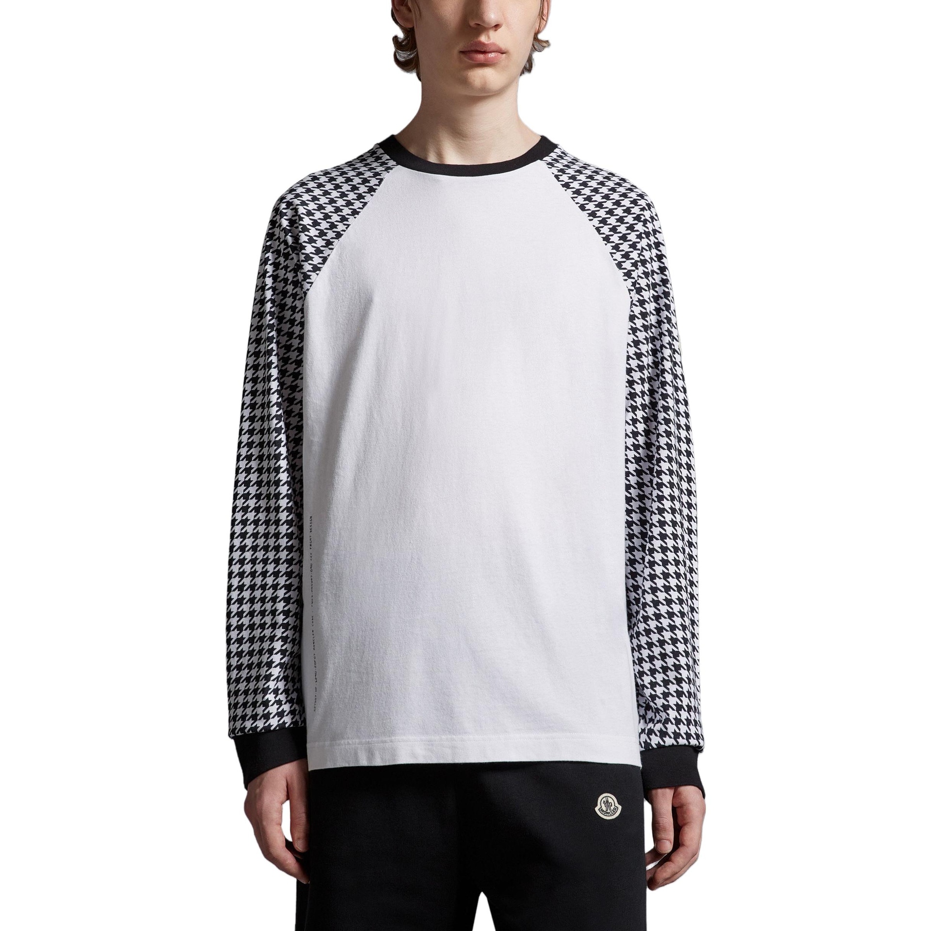 Moncler x Fragment Design SS23 Logo Long Sleeve T-Shirt White — фото 1
