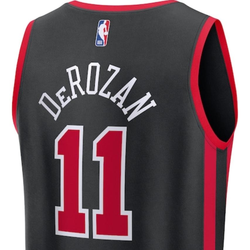Nike Dri-Fit NBA Swingman Jersey Chicago Bulls DeMar DeRozan 11 Black — фото 5