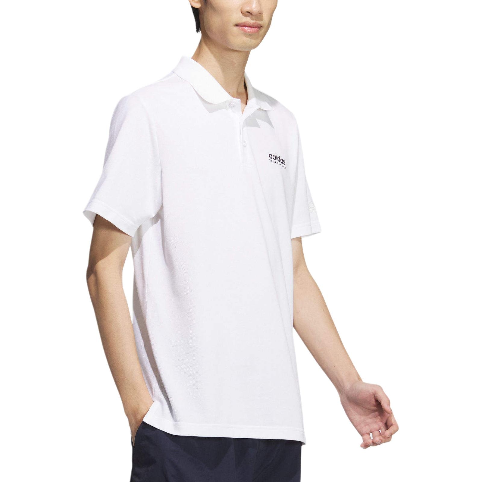 Adidas Polo Shirt White — фото 3