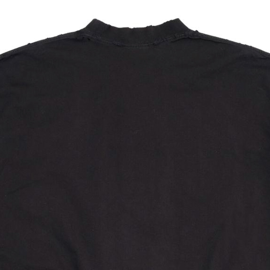 Balenciaga Letter Disc Print T-Shirt Black — фото 6