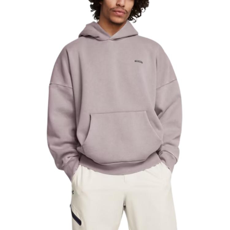 Under Armour Icon Men's UA Icon Heavyweight Fleece Wash Oversized Hoodie — фото 2