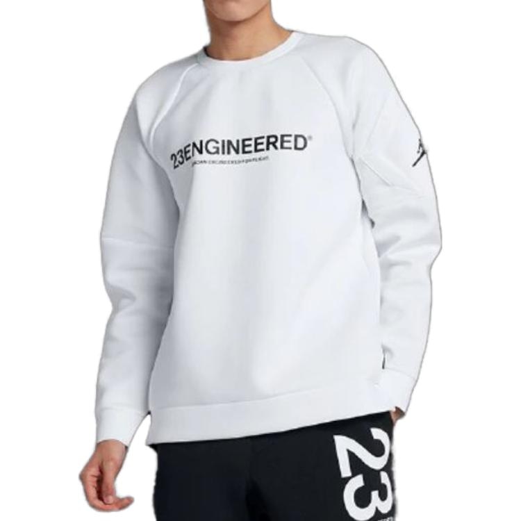 Jordan Air Jordan 23 Engineered Flight Tech Diamond Pullover White — фото 2
