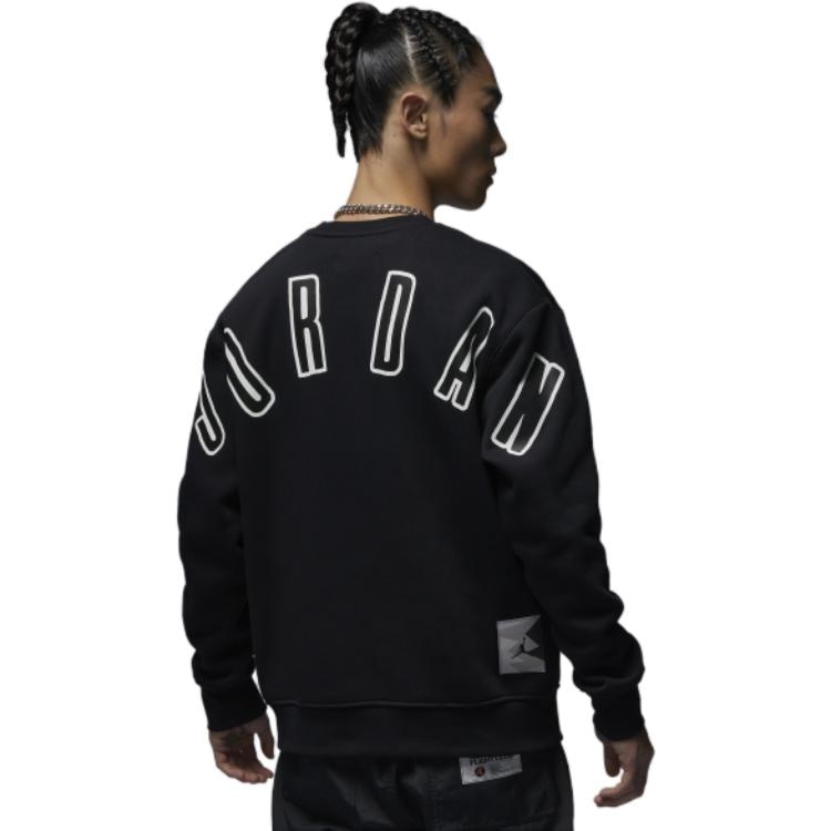 Jordan Crewneck Sweatshirt Black — фото 3