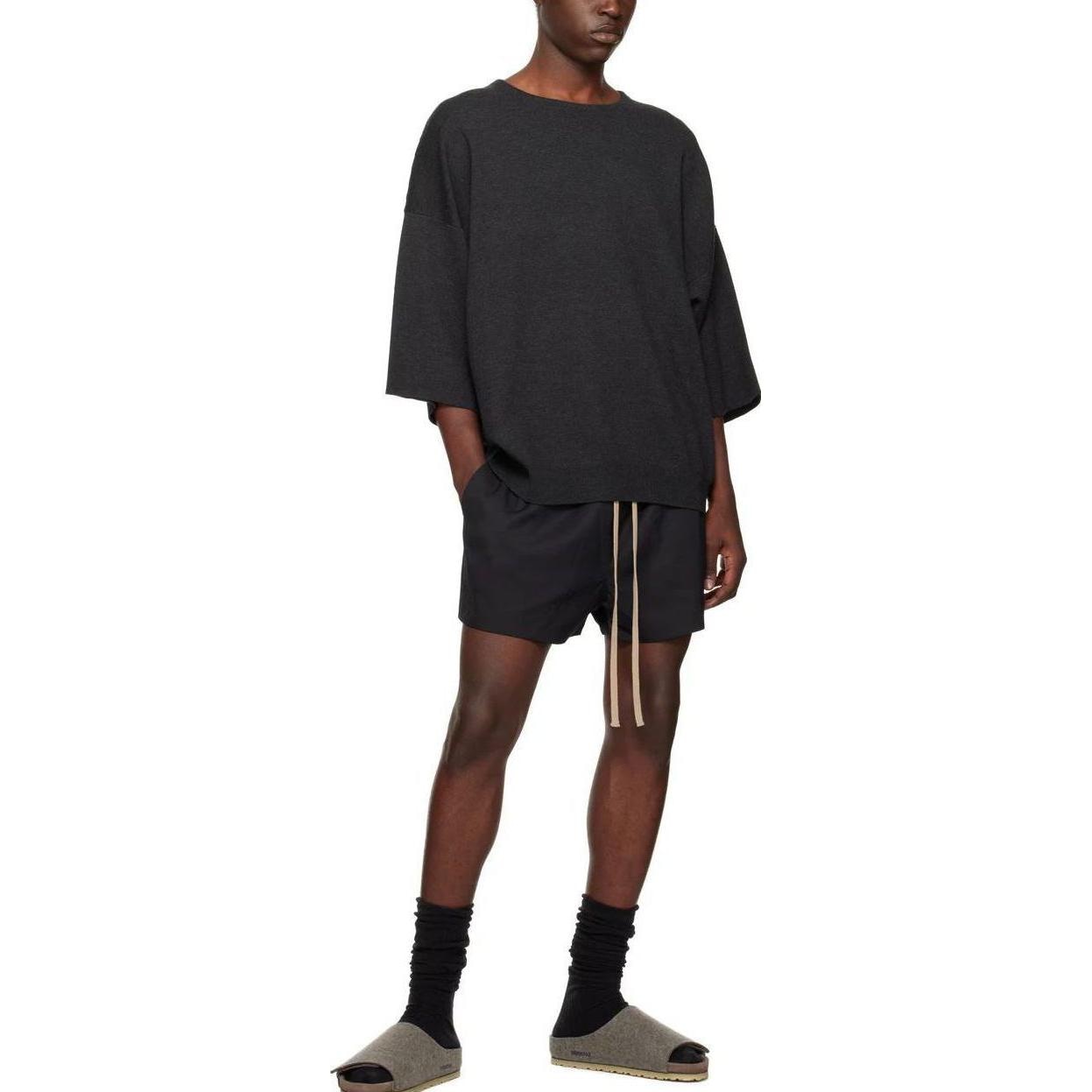 Fear Of God Eternal Nylon Wool-Blend Twill Shorts Black — фото 2