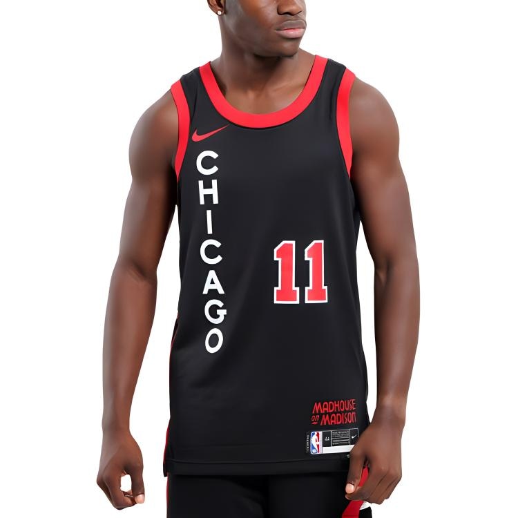 Nike Dri-Fit NBA Swingman Jersey Chicago Bulls DeMar DeRozan 11 Black — фото 3
