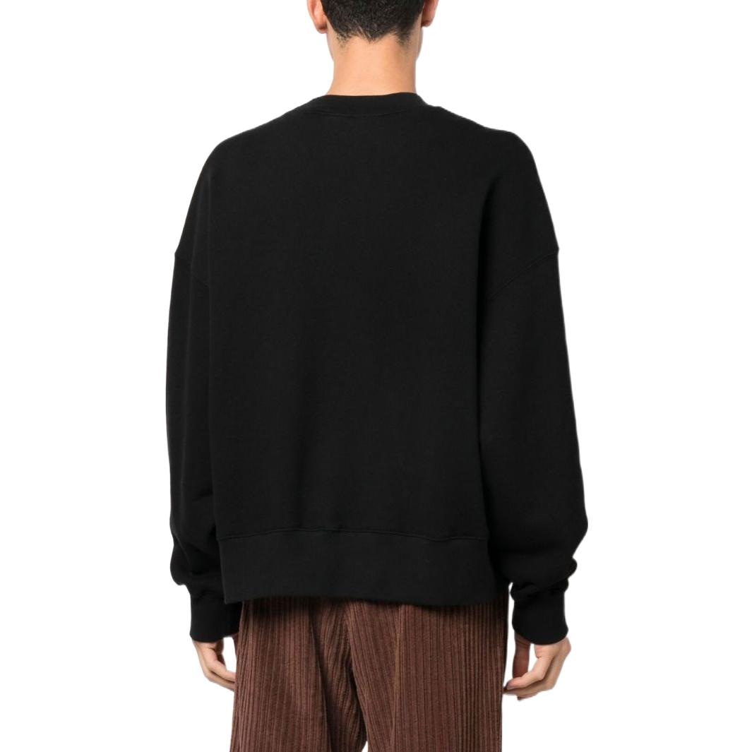 Palm Angels FW22 Bear Print Crewneck Sweatshirt Black — фото 2