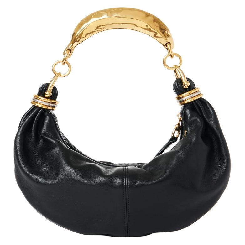 Chloe/蔻依 Chloe Small Crescent Shoulder Bag Black