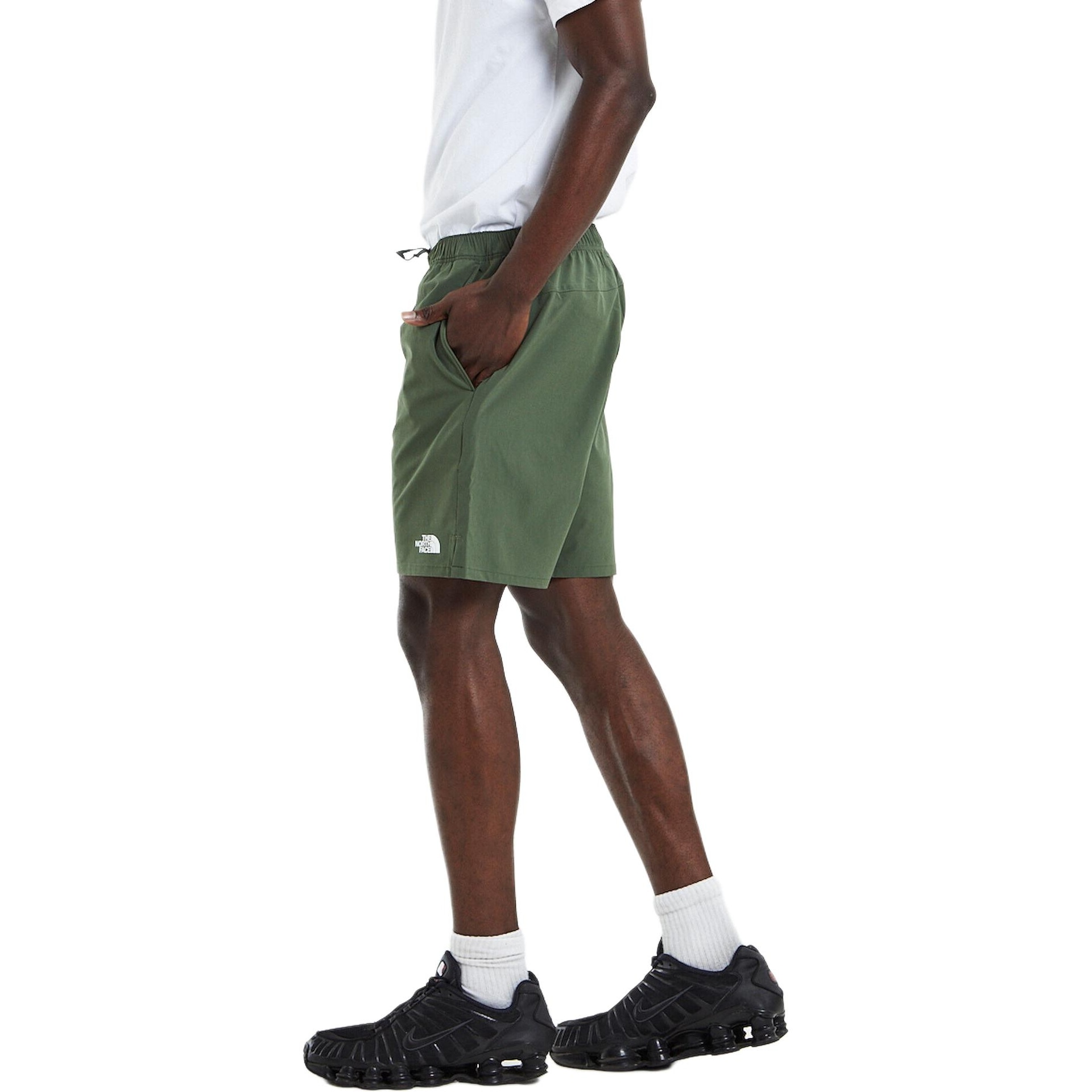 The North Face Wander Shorts Thyme Green logo — фото 4
