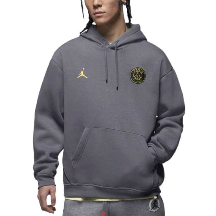 Jordan x PSG Hoodie Light Graphite — фото 3