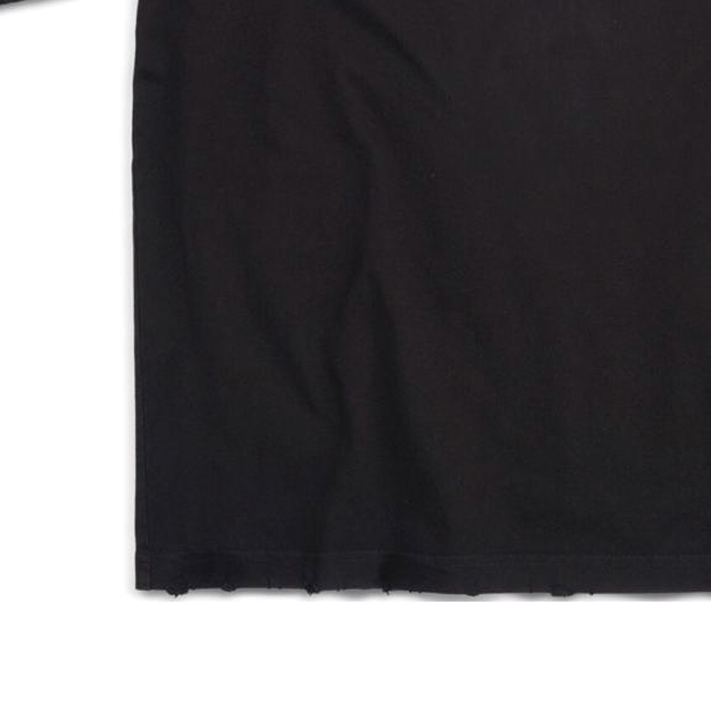 Balenciaga Letter Disc Print T-Shirt Black — фото 4