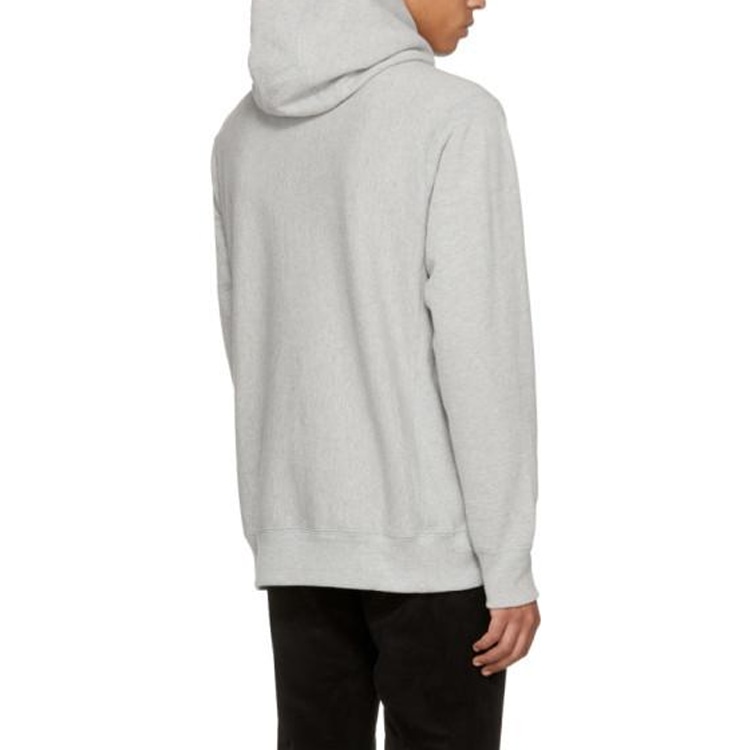 Noah Core Logo Hoodie Heather Grey — фото 3