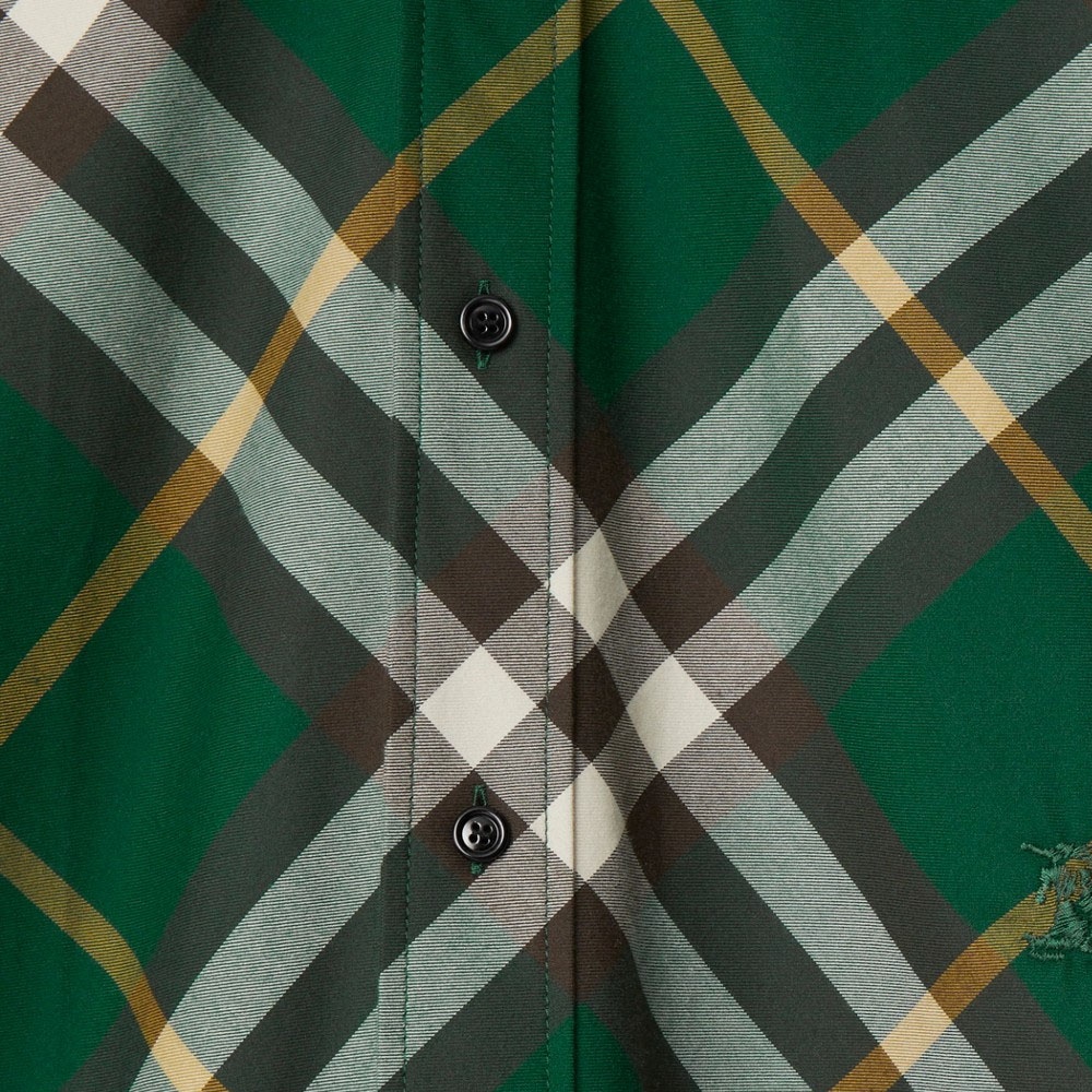 Burberry Check Long Sleeve Shirt — фото 7