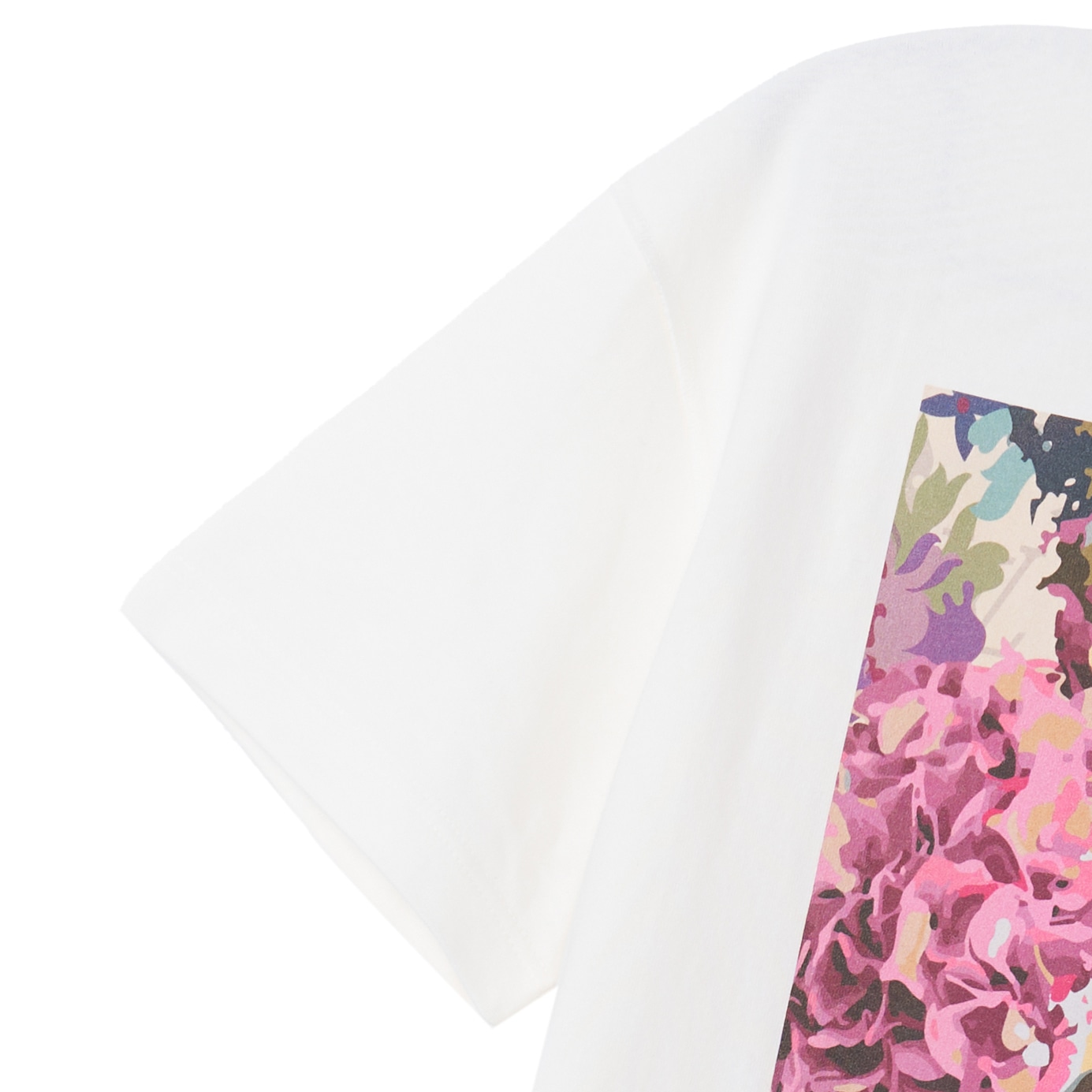 Louis Vuitton FW22 Floral Lettering Tee White — фото 9