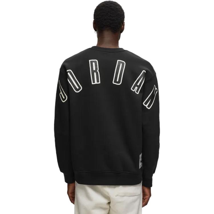 Jordan Crewneck Sweatshirt Black — фото 5