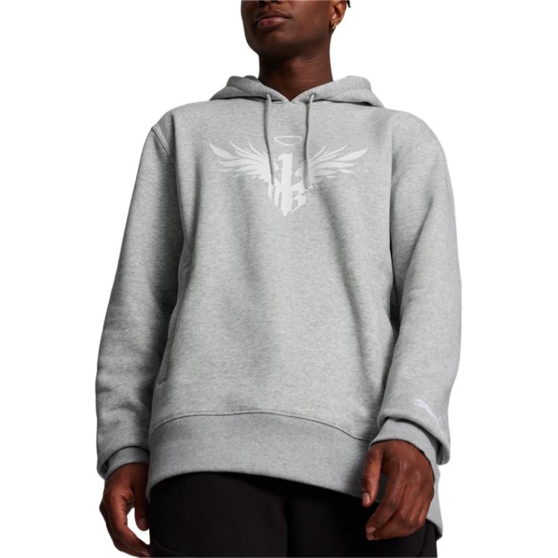 Puma x MELO Hoodie Light Heather Grey — фото 2
