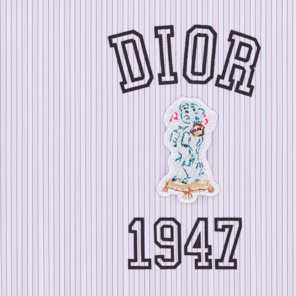 Dior SS24 Logo Shirt Pink — фото 5