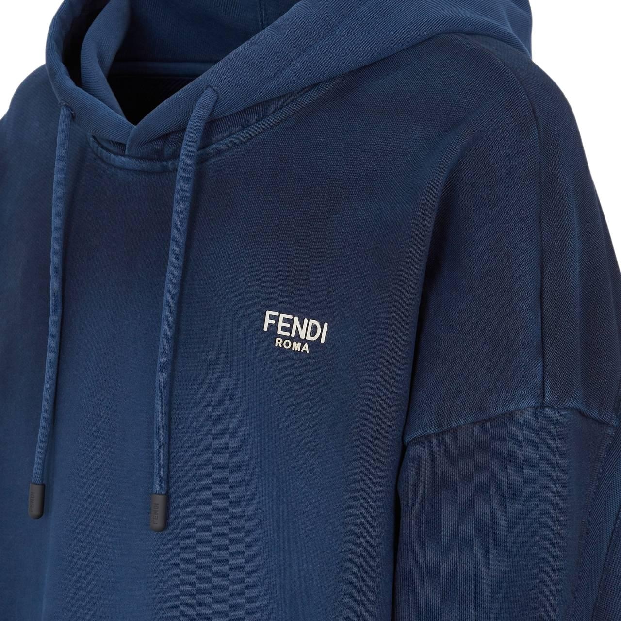 Fendi Logo Gradient Sweatshirt Blue — фото 6