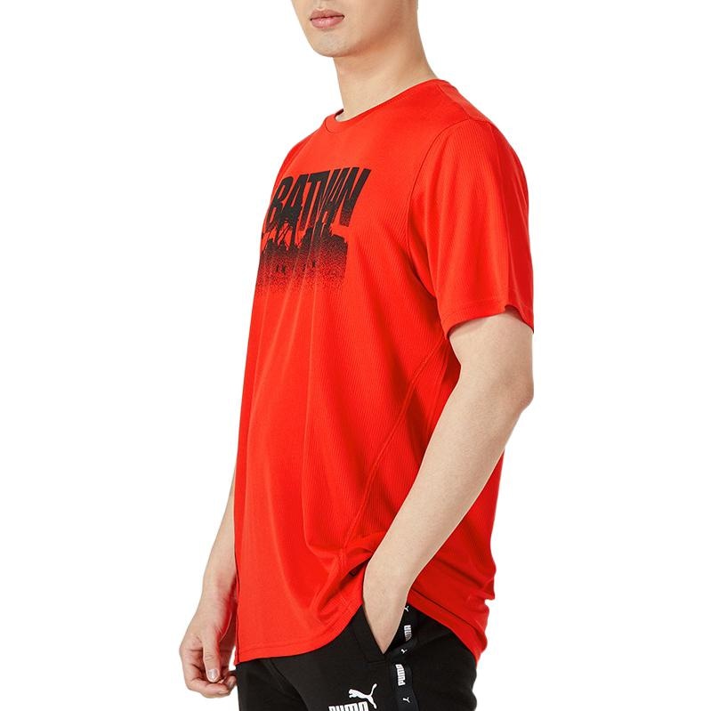 Puma x Batman Performance Graphic Tee Flame Red — фото 2