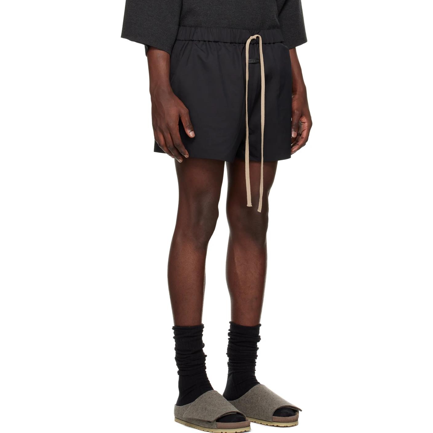Fear Of God Eternal Nylon Wool-Blend Twill Shorts Black — фото 3