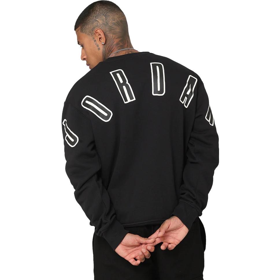 Jordan Crewneck Sweatshirt Black — фото 4